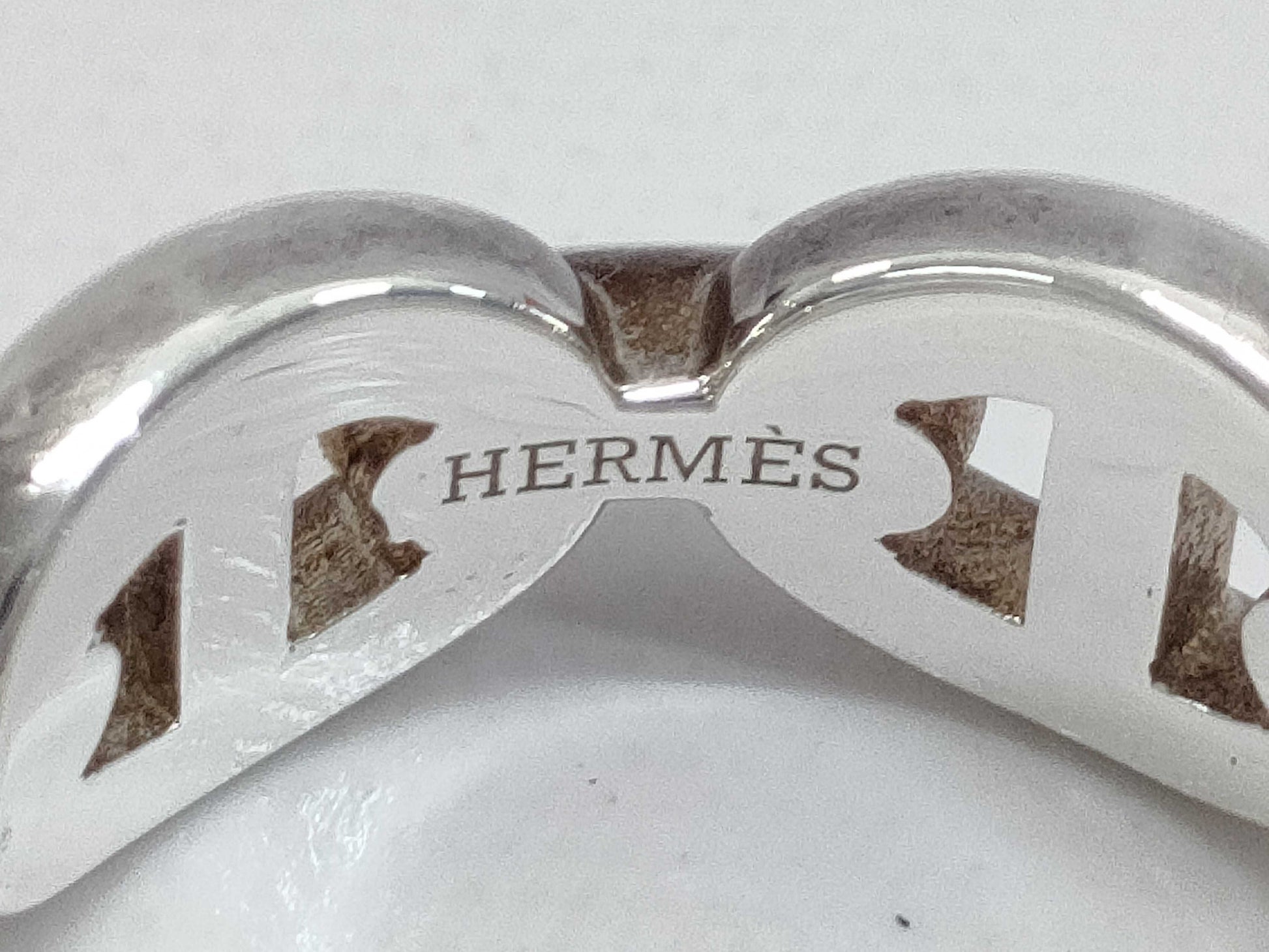 HERMES Chaine d'Ancre Enchaine PM Ring #49 23BD404661 Ring