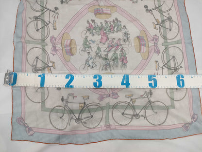 HERMES Carré 70 LES BECANES Scarf