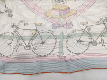 HERMES Carré 70 LES BECANES Scarf