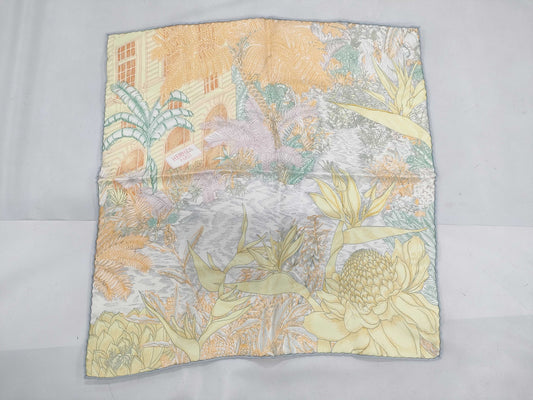 HERMES Carré Gavroche 45 Faubourg Tropical Detail Scarf