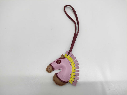 HERMES Charm GG Camaieu Mauve Sylvestre/Chai/Rouge Grenat U Stamp Charm