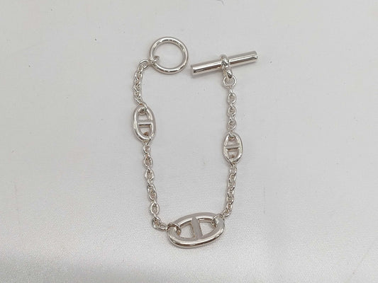 HERMES Farandole Bracelet, Silver 925, Chaine d'Ancre, 22D498374, Bracelet/Bangle