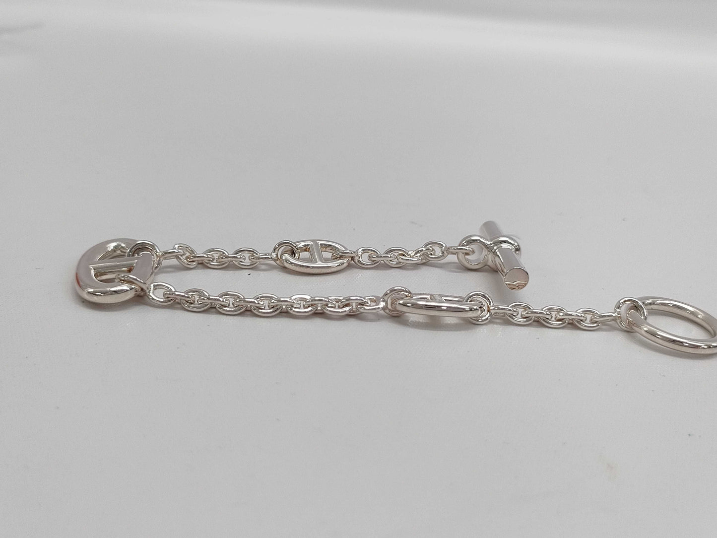 HERMES Farandole Bracelet, Silver 925, Chaine d'Ancre, 22D498374, Bracelet/Bangle