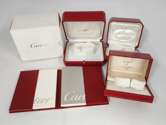 Cartier empty box and other accessories