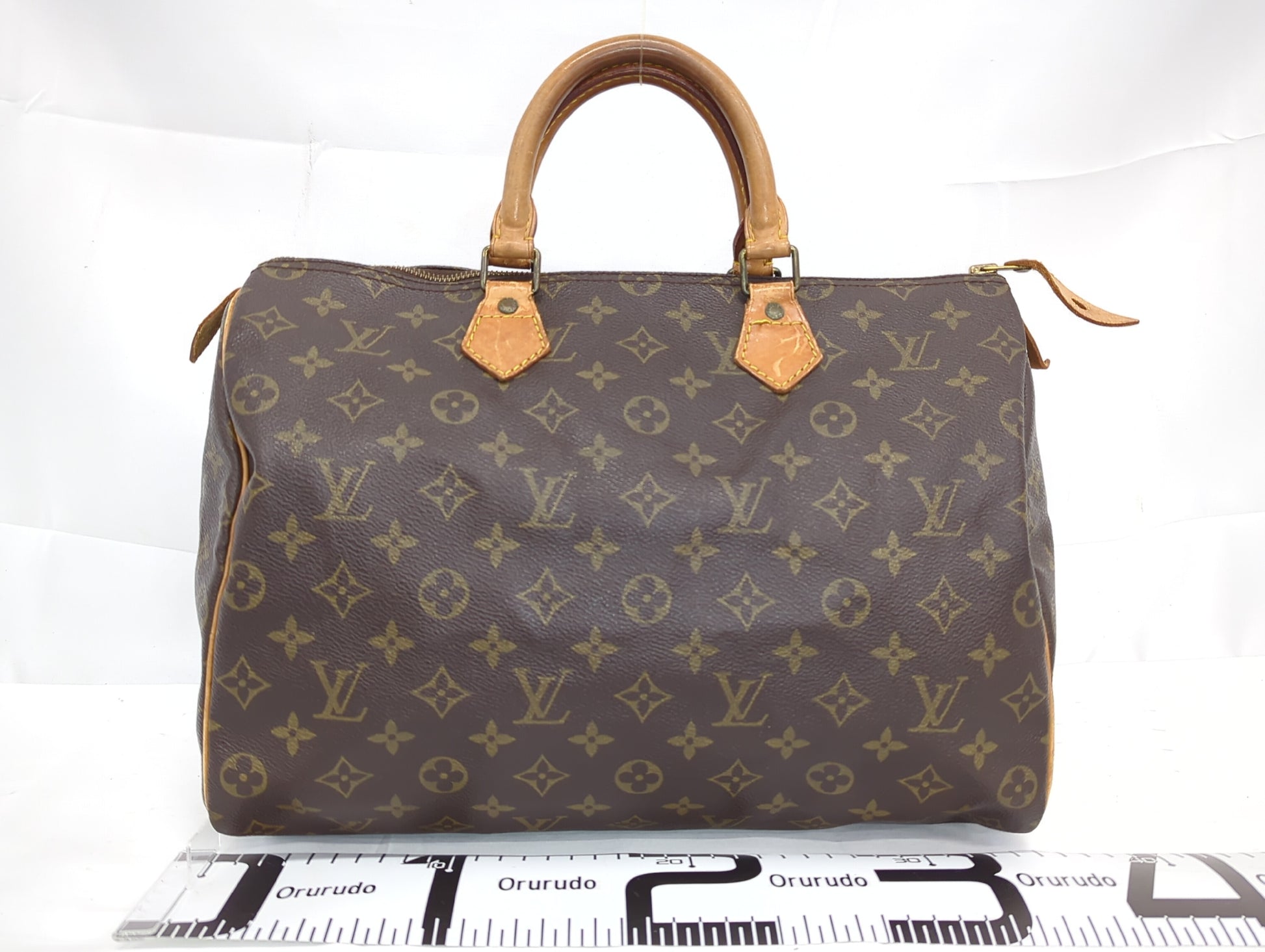 LOUIS VUITTON M41524 Monogram Speedy 35 Boston Bag