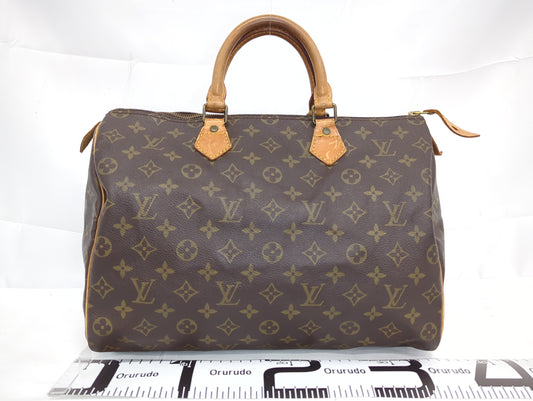 LOUIS VUITTON M41524 Monogram Speedy 35 Boston Bag