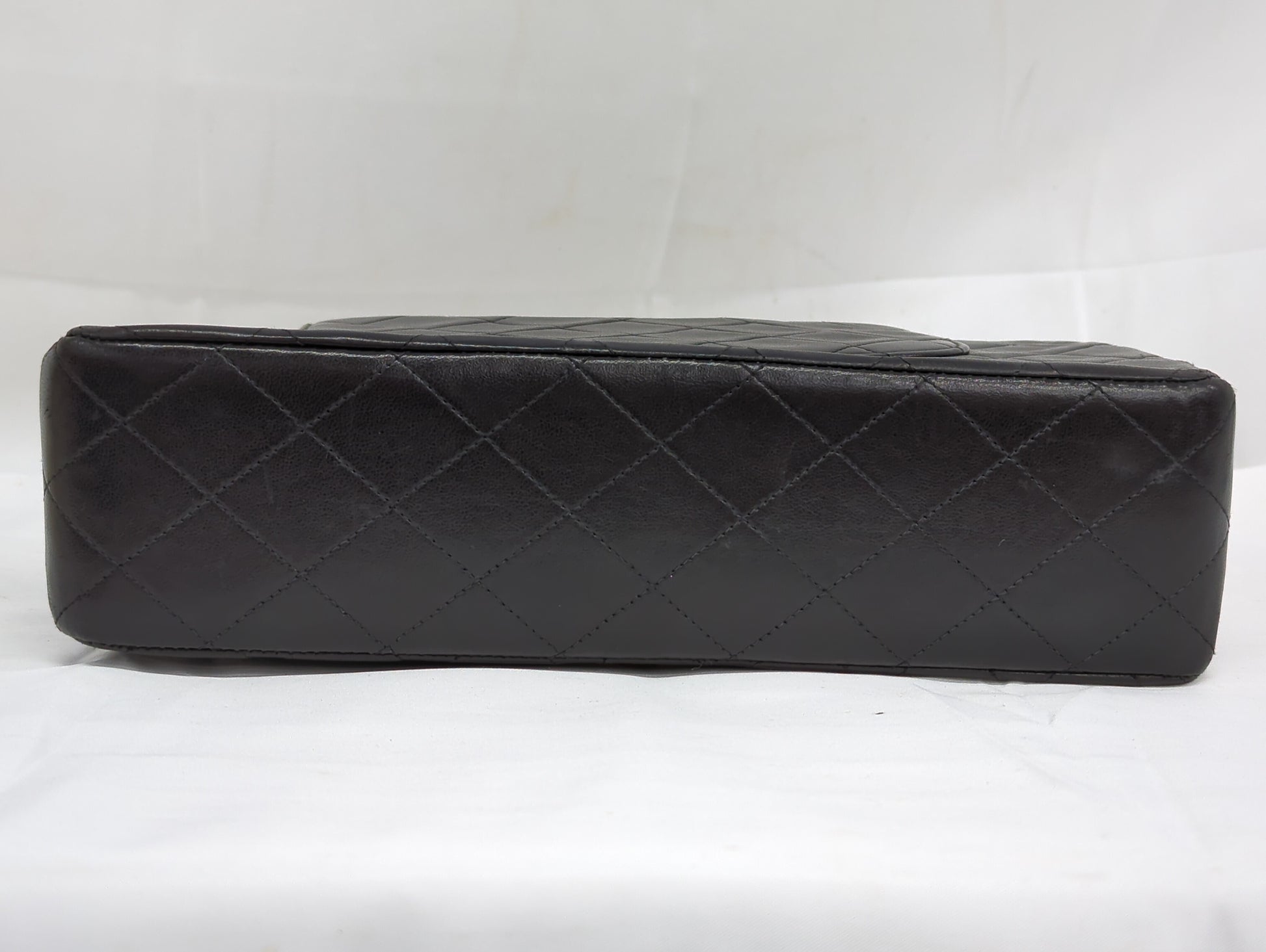 CHANEL Matelasse Lambskin Double Flap Chain Shoulder Bag, No. 4 Handbag