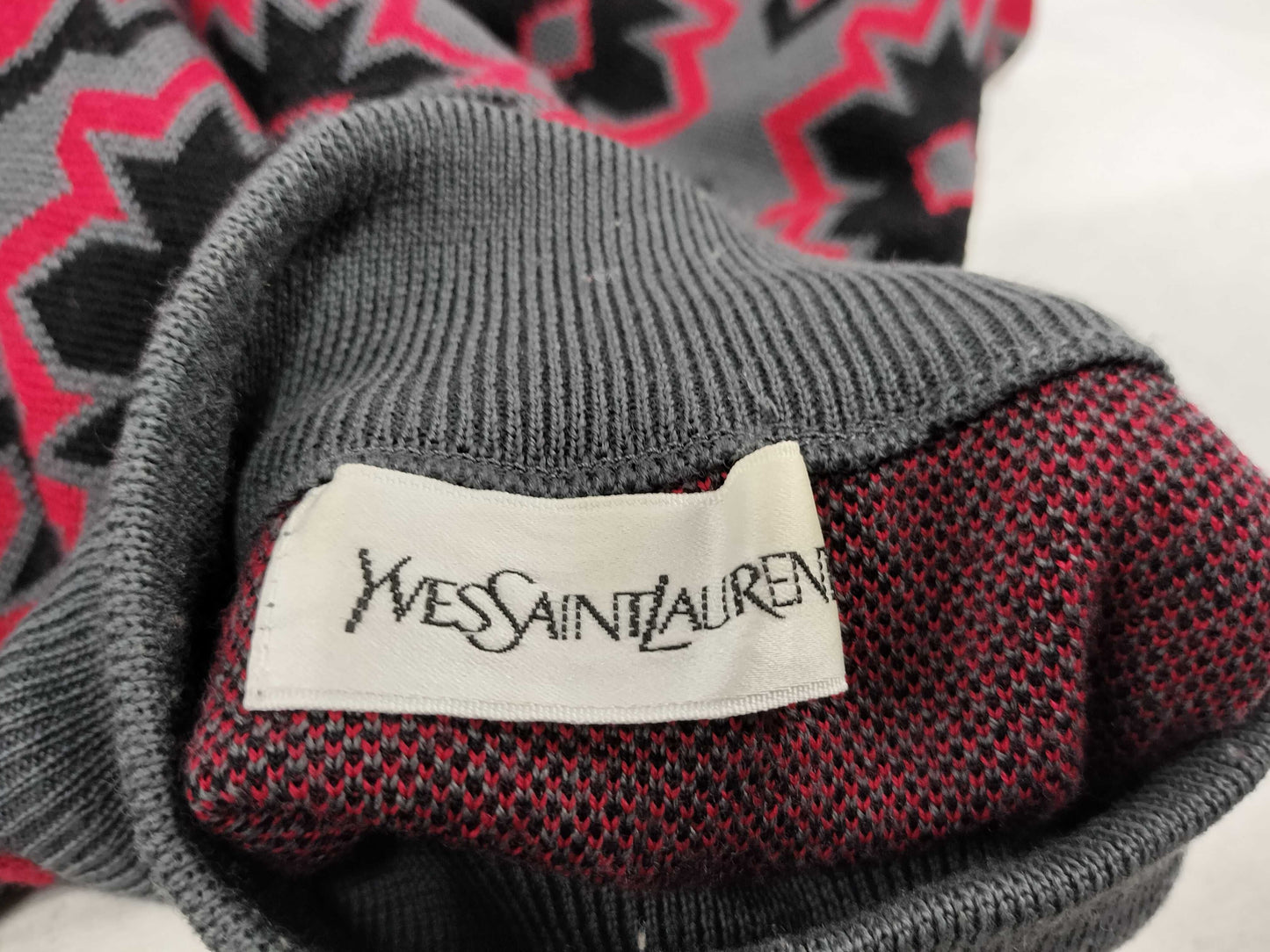 Yves Saint Laurent Yves Saint Laurent All-Over Print Knit Skirt Set Other Apparel