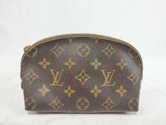 LOUIS VUITTON Monogram Louis Vuitton Pochette Cosmetic Pouch Monogram Pouch