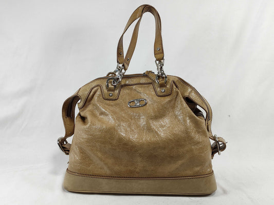 CELINE Coated Leather Tote Bag Handbag