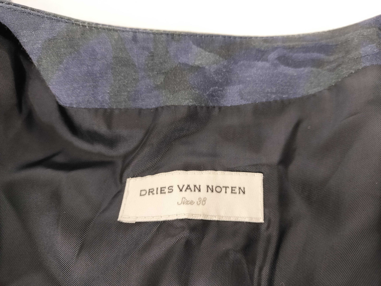 Dries Van Noten No-collar Long Jacket