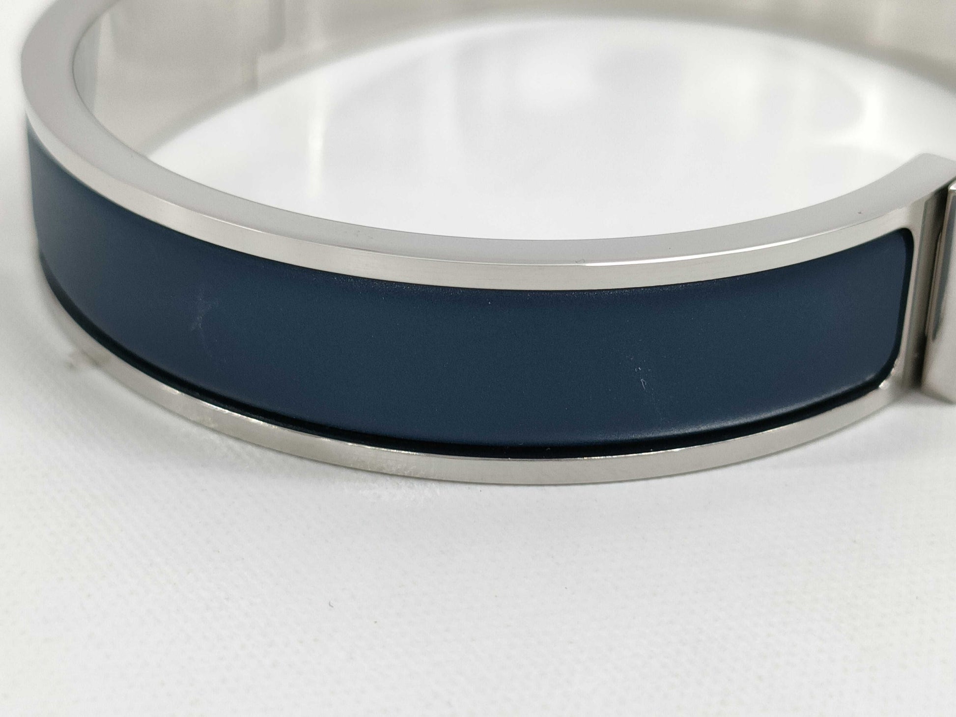 HERMES [Unused] Hermes Click H Enamel Bangle Bracelet Bracelets & Bangles