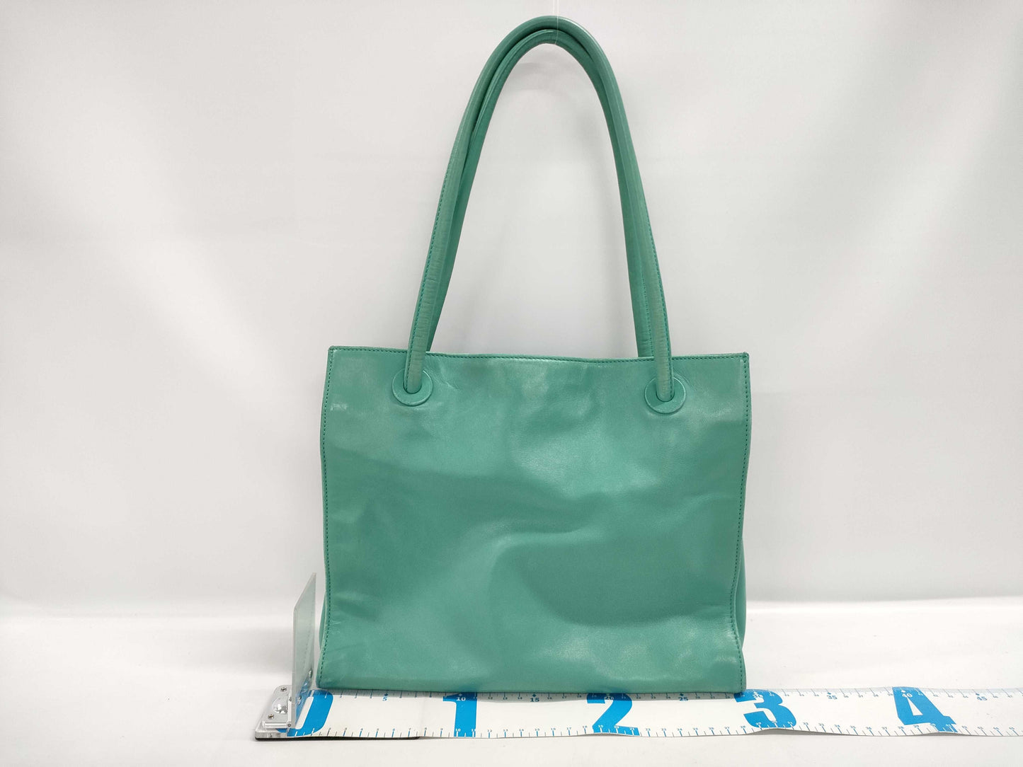 CHANEL 6942 Chanel Tote Bag Coco Mark Tiffany Blue Tote Bag