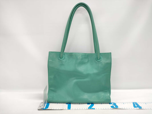 CHANEL 6942 Chanel Tote Bag Coco Mark Tiffany Blue Tote Bag