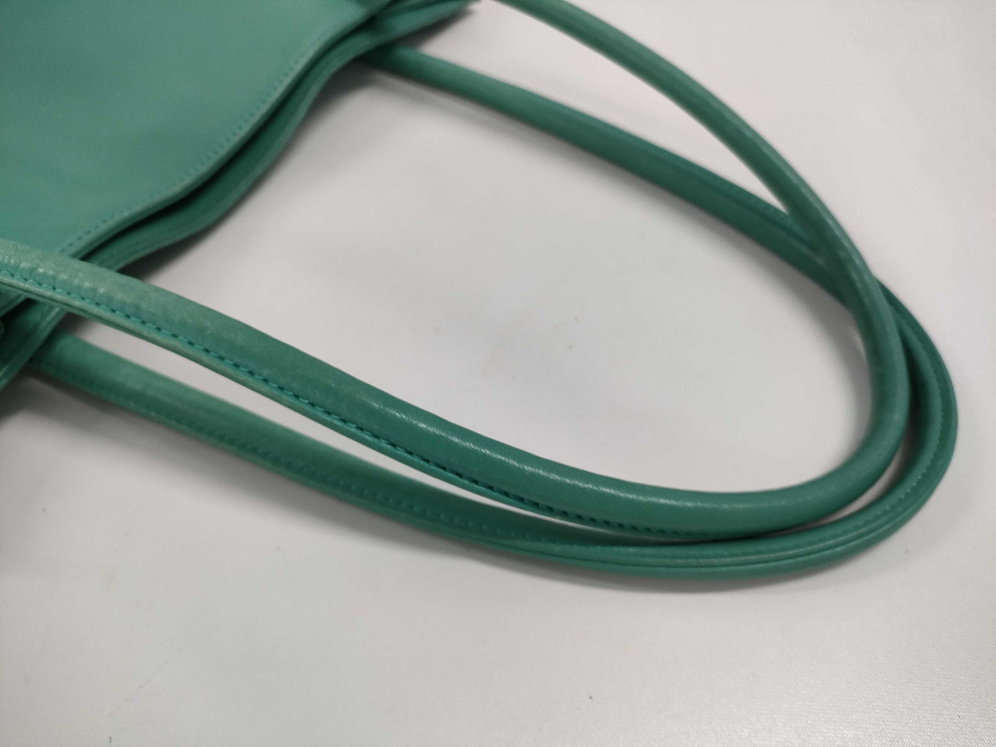 CHANEL 6942 Chanel Tote Bag Coco Mark Tiffany Blue Tote Bag