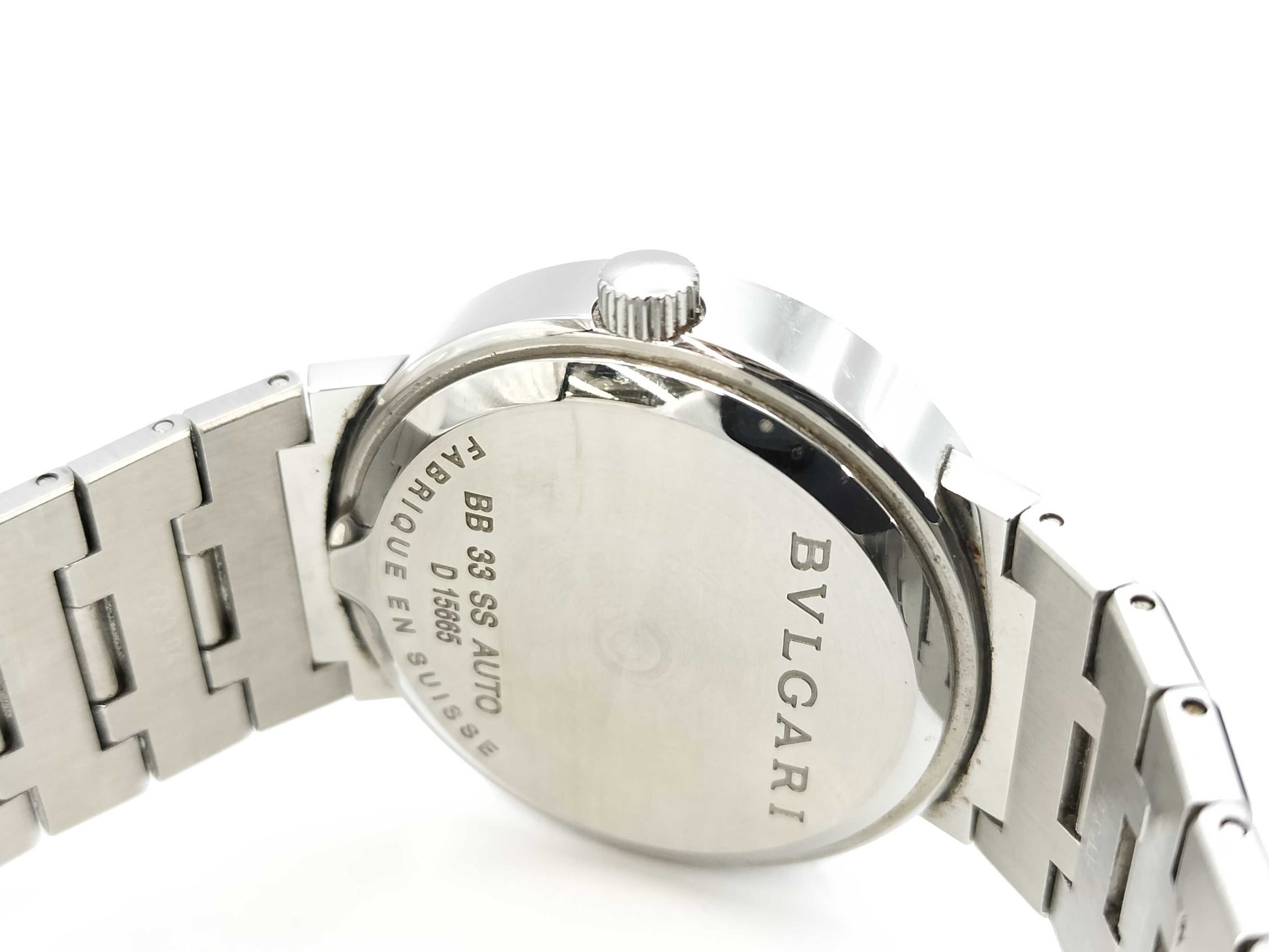 BVLGARI BB33SS AUTO D15665 Automatic Boys' Watch, Malfunctioning