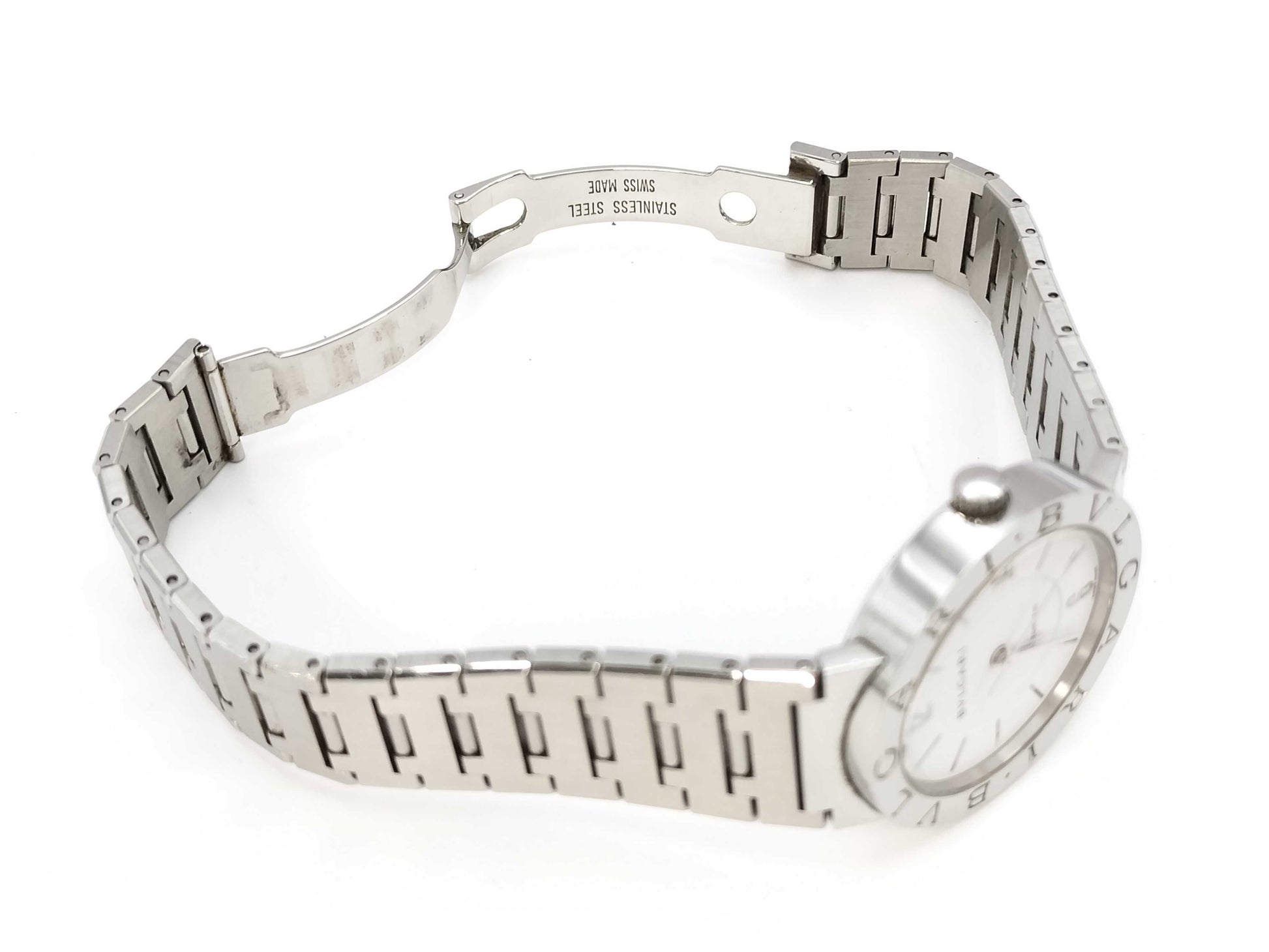 BVLGARI BB33SS AUTO D15665 Automatic Boys' Watch, Malfunctioning