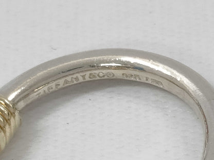 Tiffany & Co. Tiffany SV925 K18 Ring with Bandwidth 3.6g
