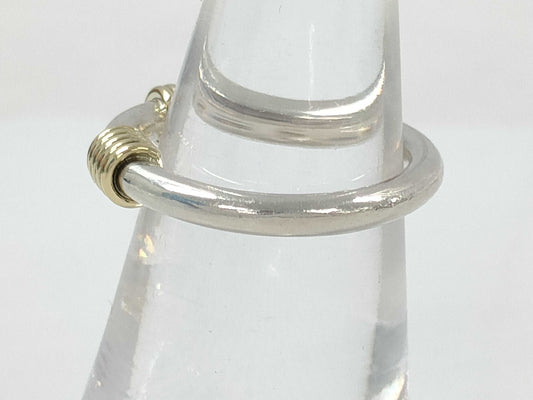 Tiffany & Co. Tiffany SV925 K18 Ring with Bandwidth 3.6g