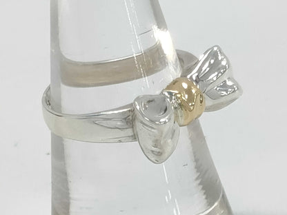 Tiffany & Co. Tiffany SV925 K18 Ribbon Ring 3.5g Ring