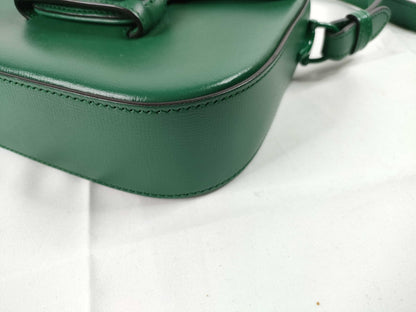 GUCCI Horsebit Shoulder Bag, Green