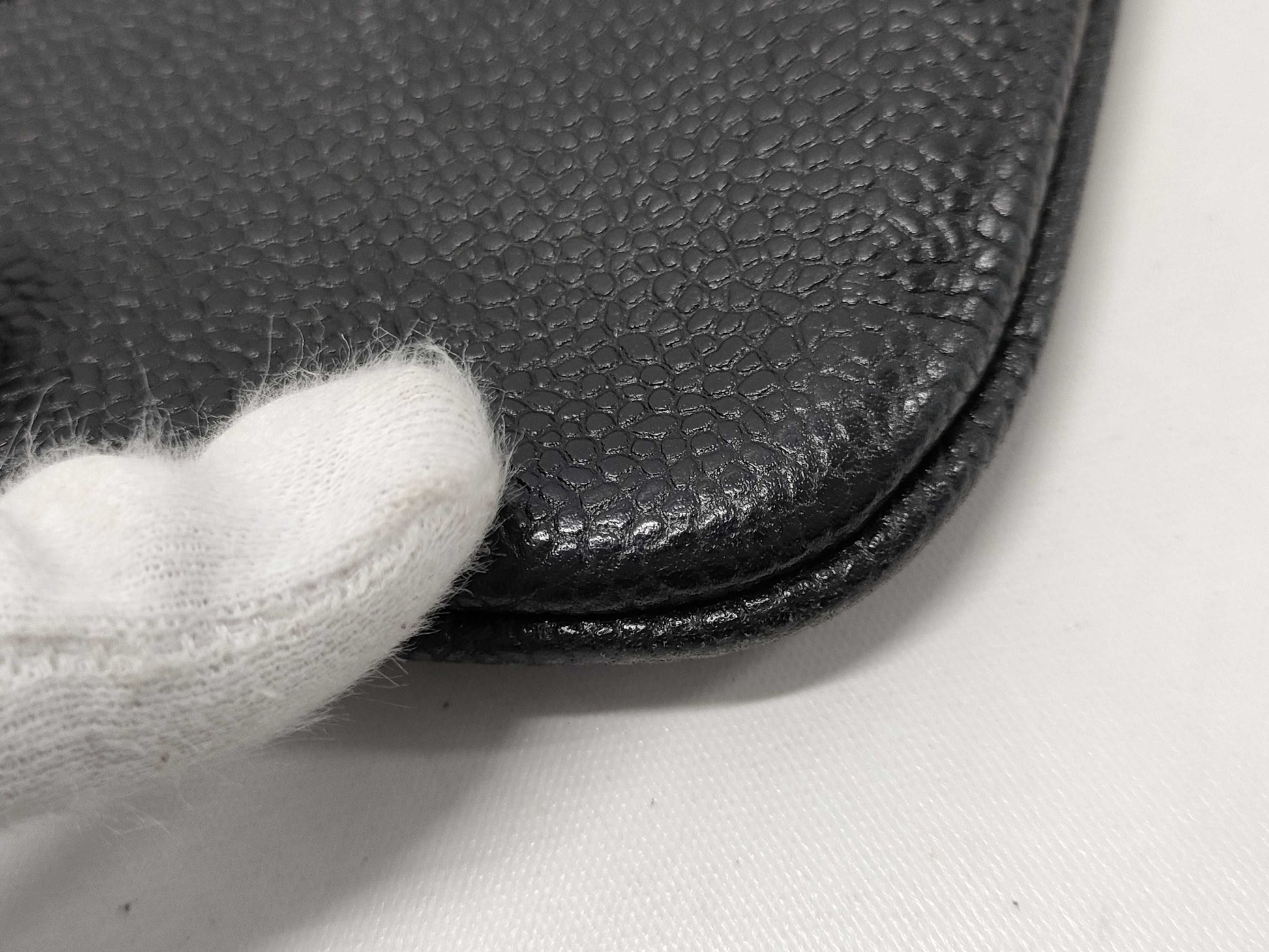 CHANEL Triple Coco Punching Tote Bag Caviar Skin Tote Bag
