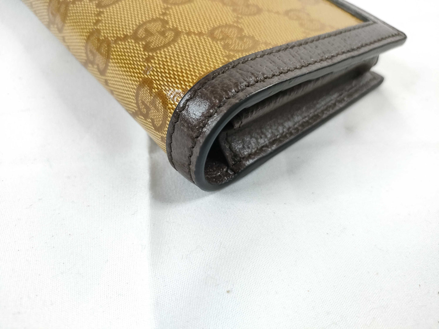 GUCCI GUCCI Chain Wallet Adidas Collaboration Wallet Yellow Wallet