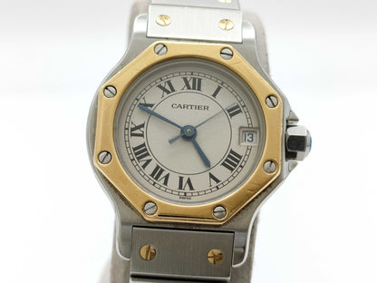 Cartier Santos Octagon SM W2001683 18790334270 Quartz Women's Watch