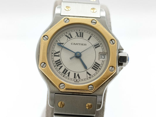 Cartier Santos Octagon SM W2001683 18790334270 Quartz Women's Watch