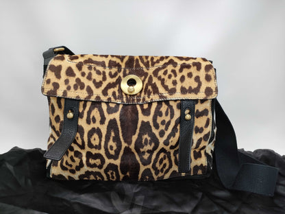 Yves Saint Laurent YSL Animal Print Hand Shoulder Bag