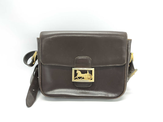 CELINE Brown Shoulder Bag