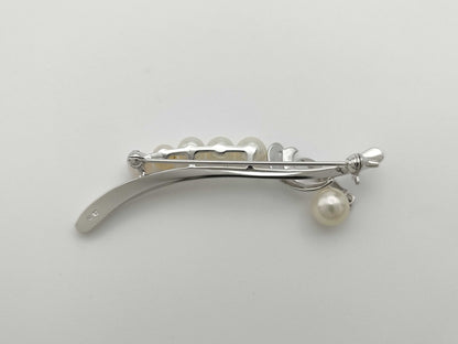 TASAKI Pearl Diameter Approx. 4.5-6.8mm, Sterling Silver, 6.1g, Brooch 
