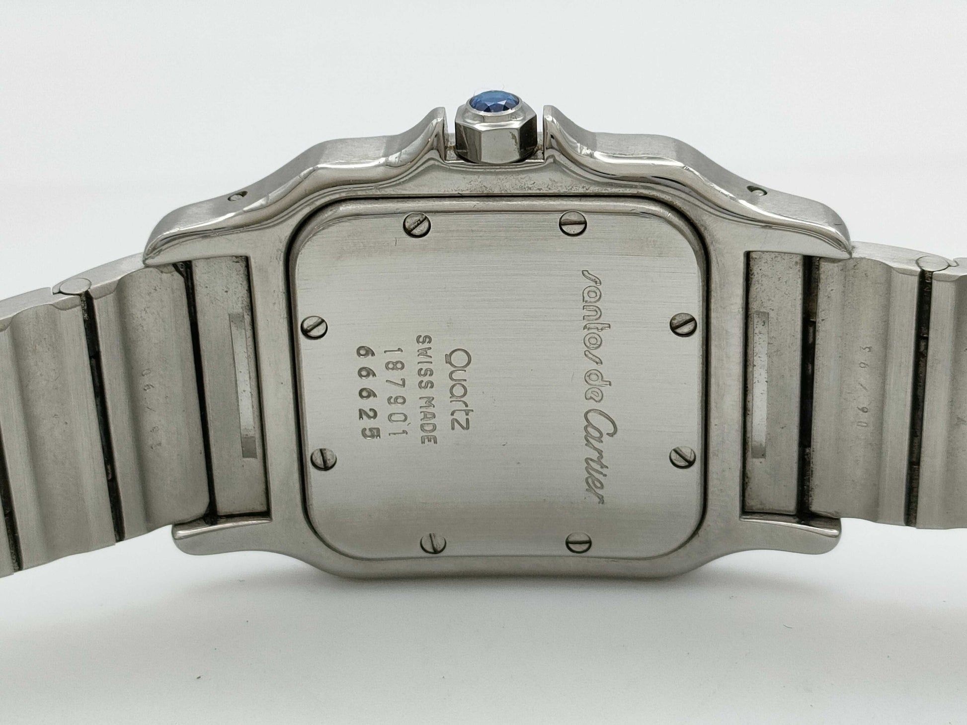 Cartier Santos Galbe LM W20011C4 187901 66625 Quartz Unmoving Women's Watch