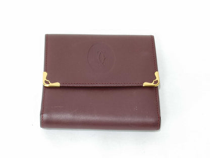 Cartier Must Cartier Must Line Clasp Bifold Wallet