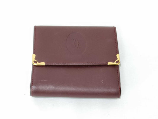 Cartier Must Cartier Must Line Clasp Bifold Wallet