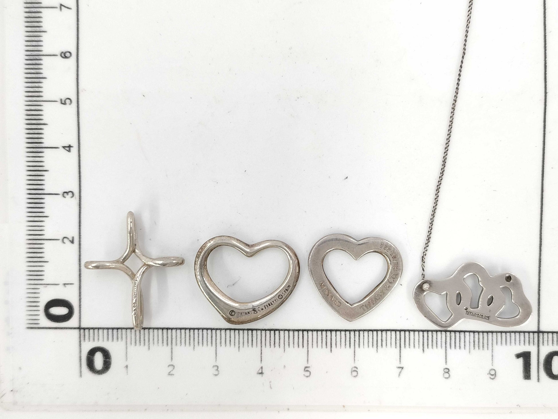 Tiffany & Co. Open Heart Tiffany SV925 Top and other 4-piece Accessories Collection Accessories Collection 
