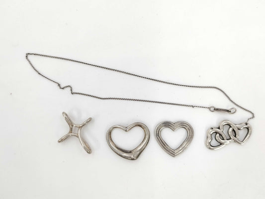Tiffany & Co. Open Heart Tiffany SV925 Top and other 4-piece Accessories Collection Accessories Collection 