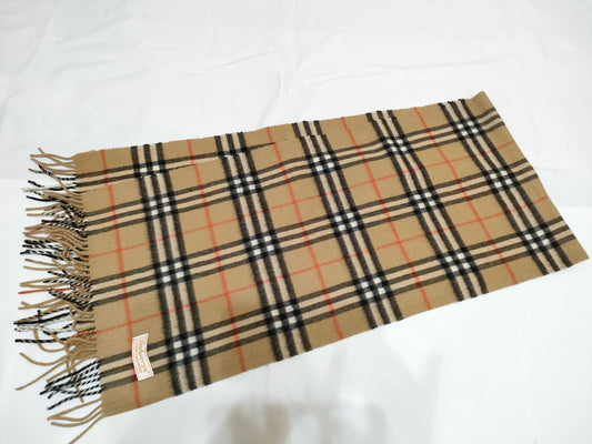 BURBERRY 100% Cashmere Nova Check Scarf