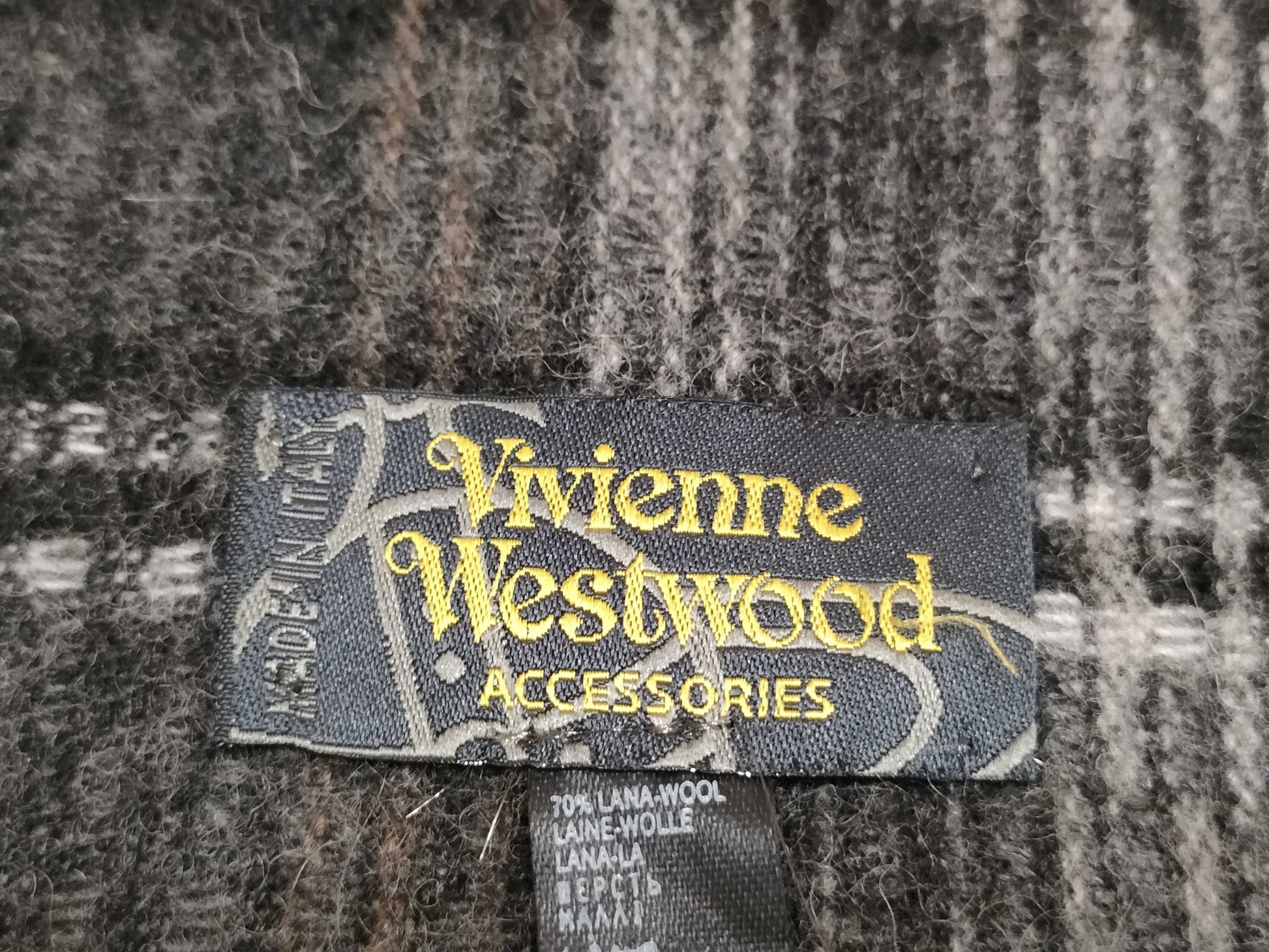 Vivienne Westwood Checkered Scarf