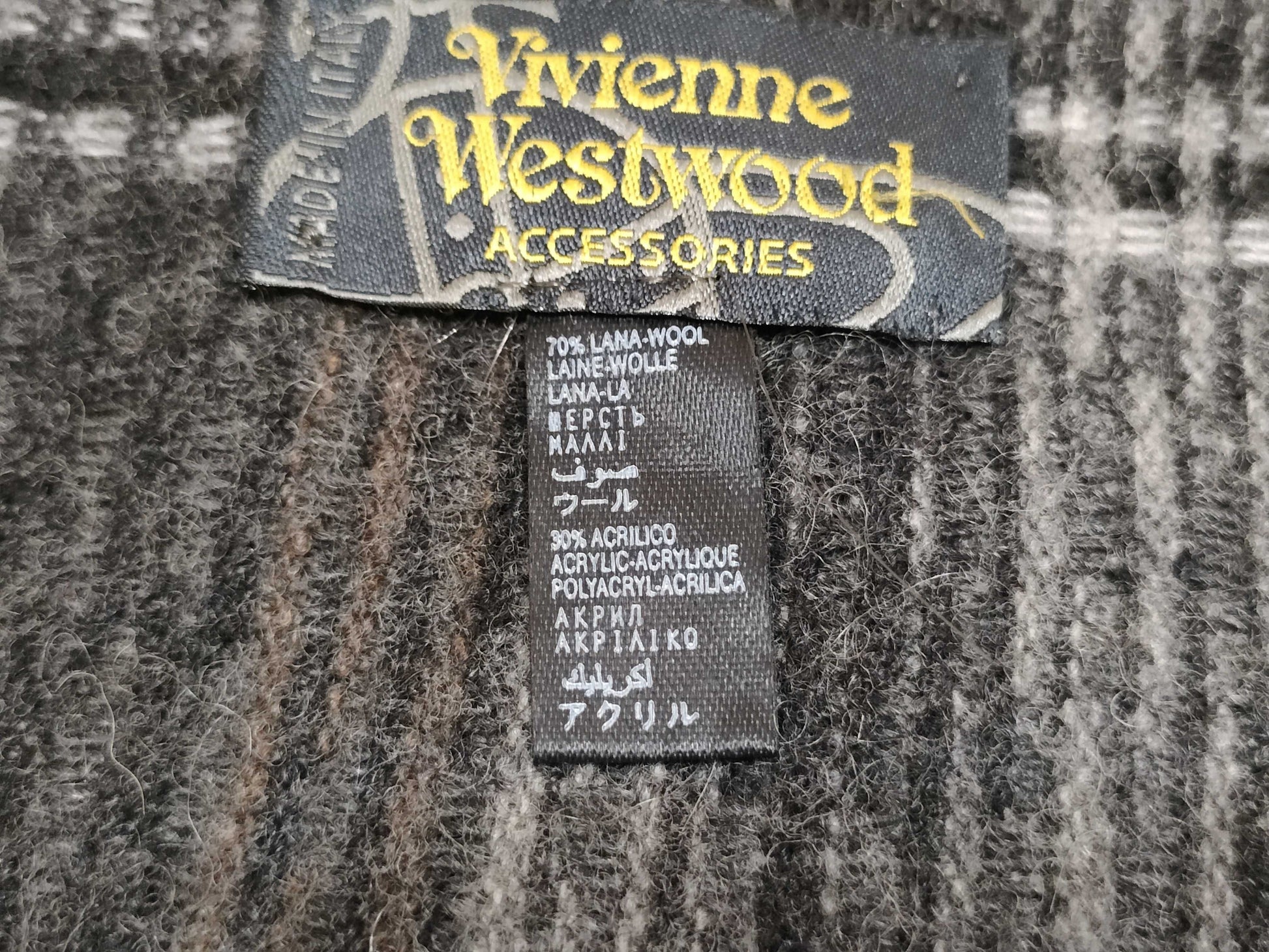 Vivienne Westwood Checkered Scarf