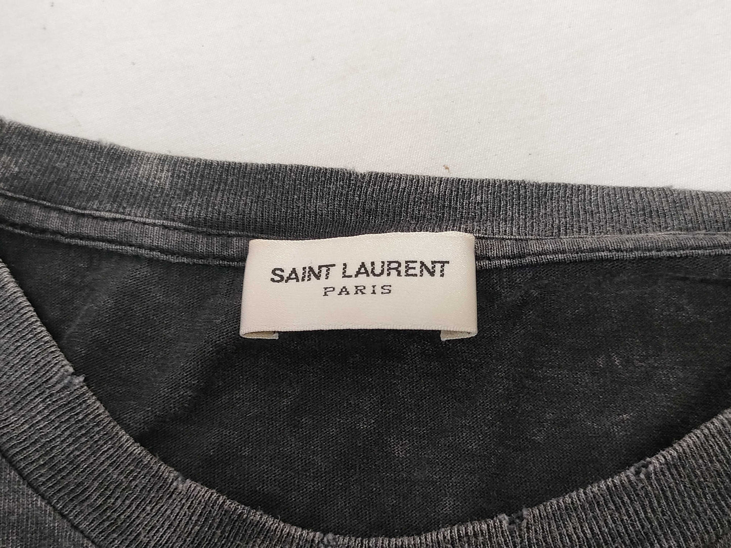 SAINT LAURENT Saint Laurent cut and sew T-shirt