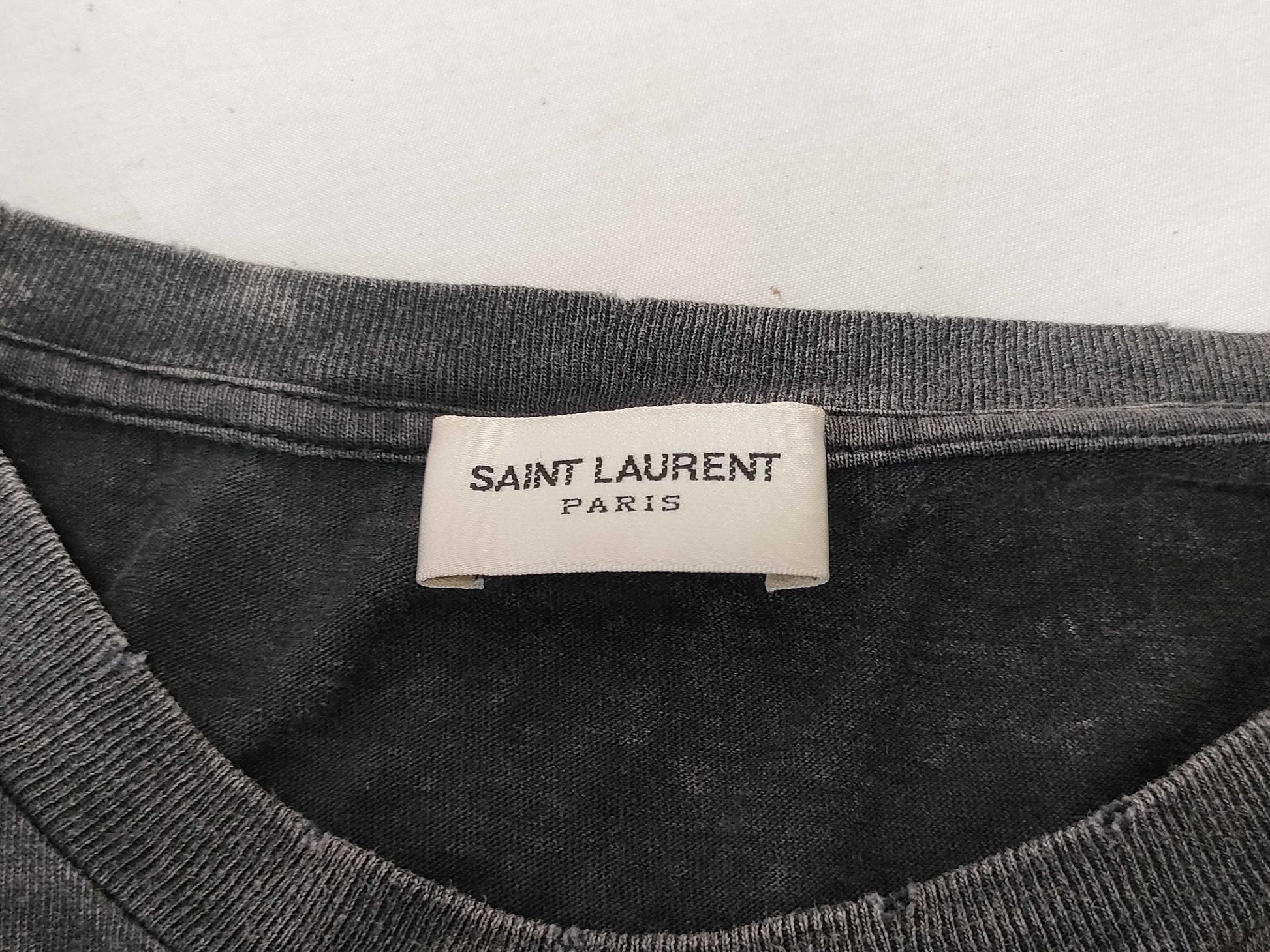 SAINT LAURENT Saint Laurent cut and sew T-shirt