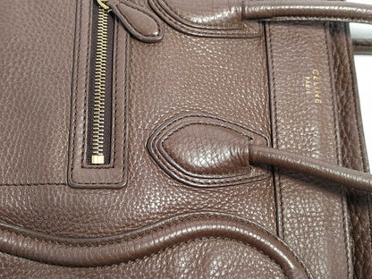 CELINE Luggage Nano Shopper Handbag