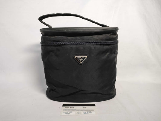 PRADA Nylon Prada Cosmetic Pouch Handbag