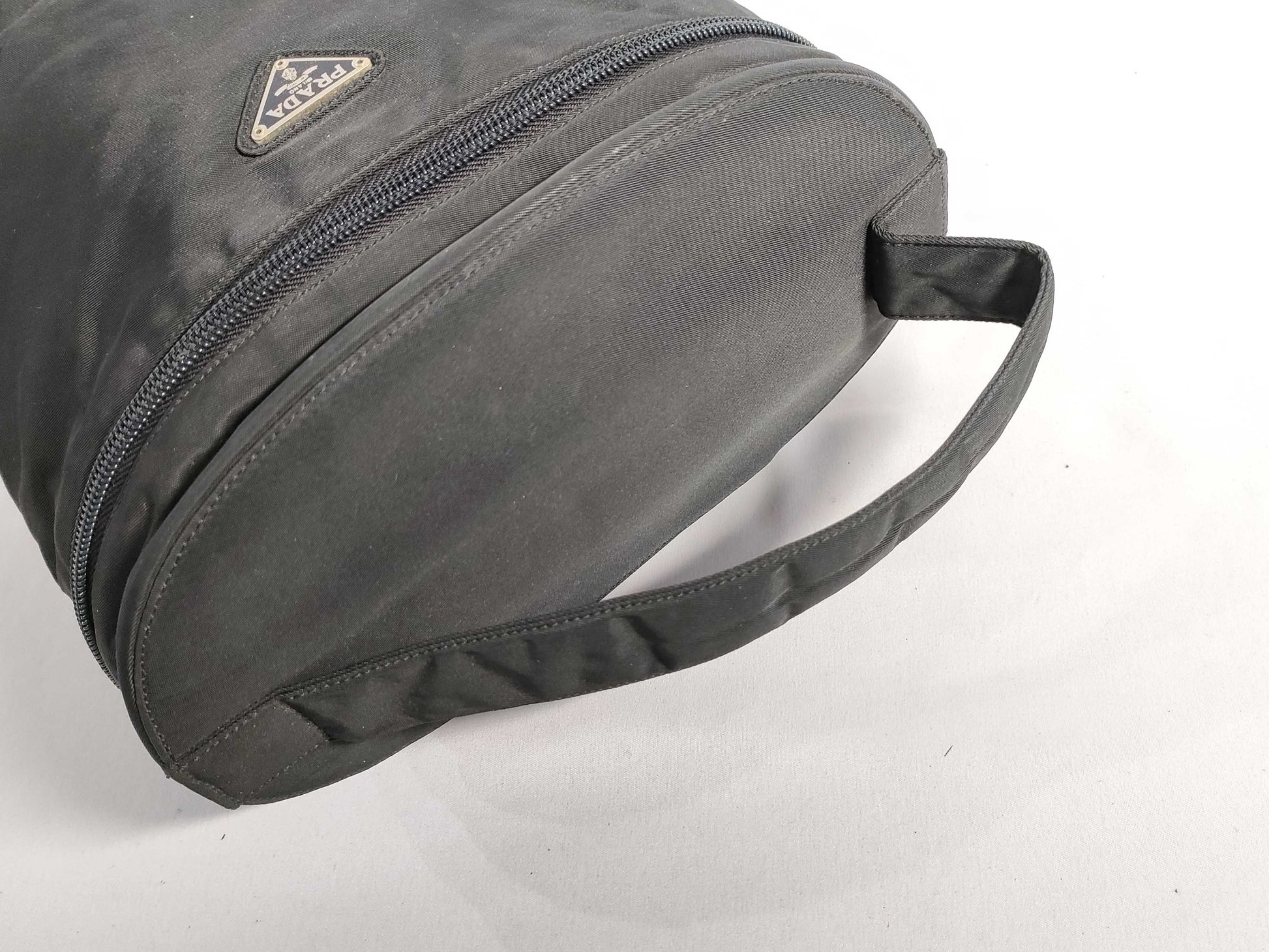 PRADA Nylon Prada Cosmetic Pouch Handbag