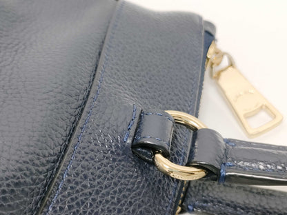 COACH Leather Tote Bag Blue Tote Bag