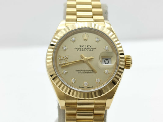 ROLEX 279178G 3795V8Q9 Star Diamond K18 Women's Watch