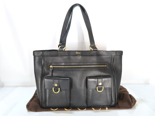 GUCCI GUCCI Gucci GG Tote Bag 146247 Black Tote Bag Bag
