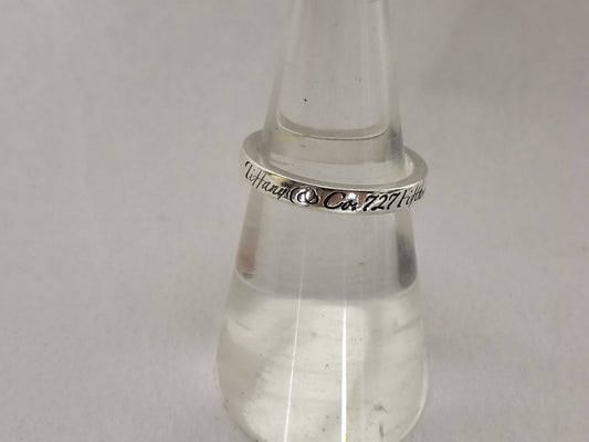 Tiffany & Co. Tiffany Ring Note Narrow Ag925 Ring