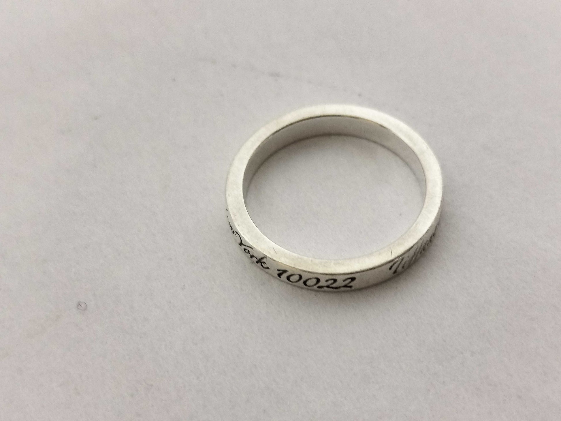 Tiffany & Co. Tiffany Ring Note Narrow Ag925 Ring